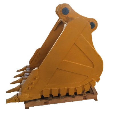 Excavator bucket PC300 bucket capacity 1.2 cube rock bucket assembly